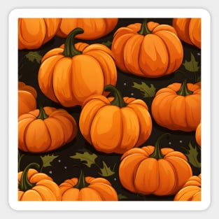 Pumpkin Pattern 24 Sticker